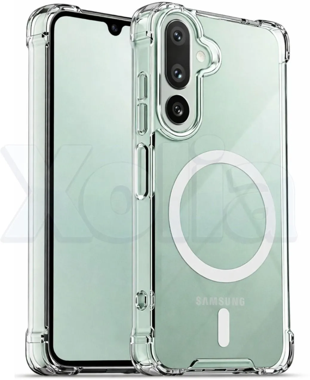 Xolia Back Cover for Samsung Galaxy F36 5G (Transparent, Shock Proof, Polycarbonate, Silicon, Pack of: 1)