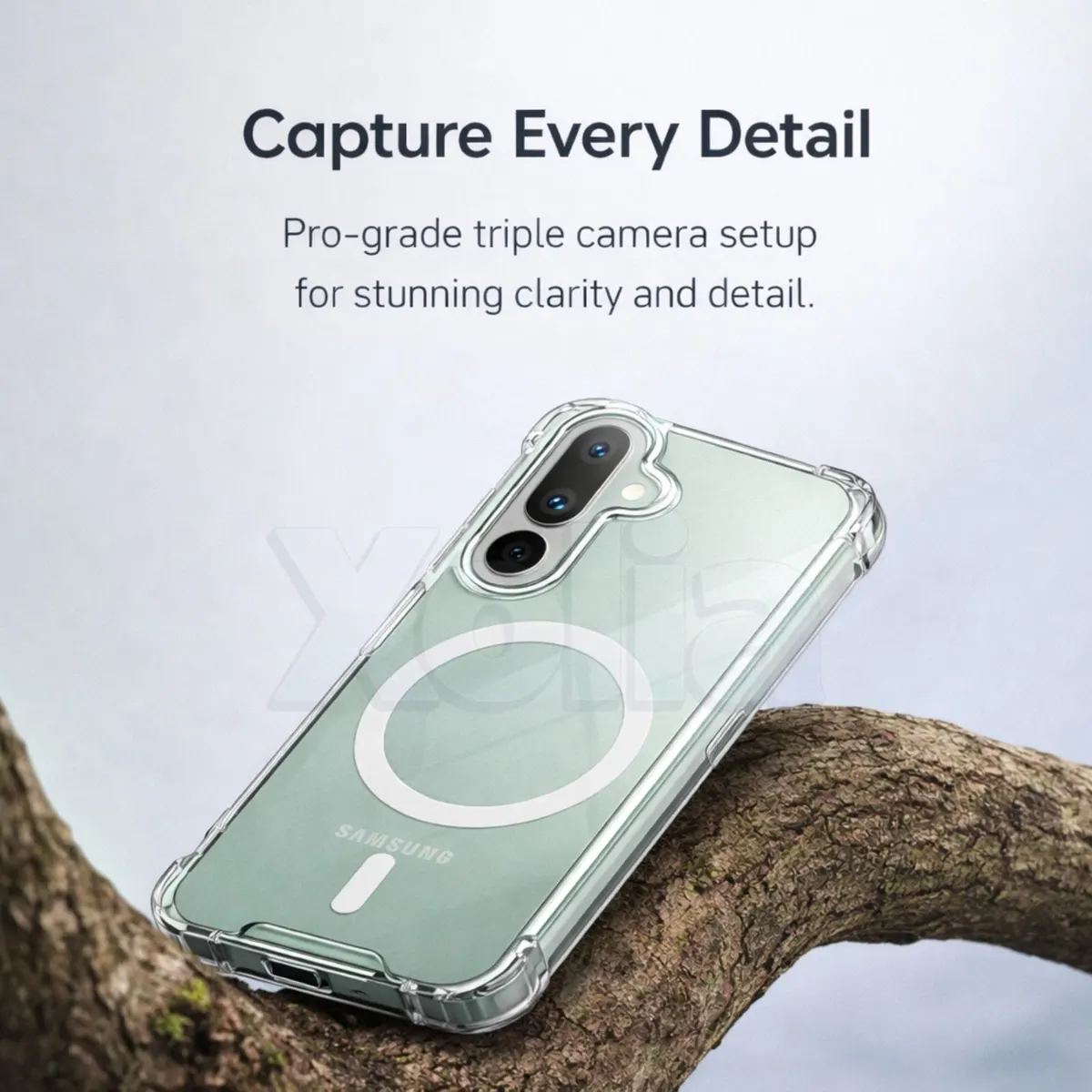 Xolia Back Cover for Samsung Galaxy F36 5G (Transparent, Shock Proof, Polycarbonate, Silicon, Pack of: 1) — image 2 of 5