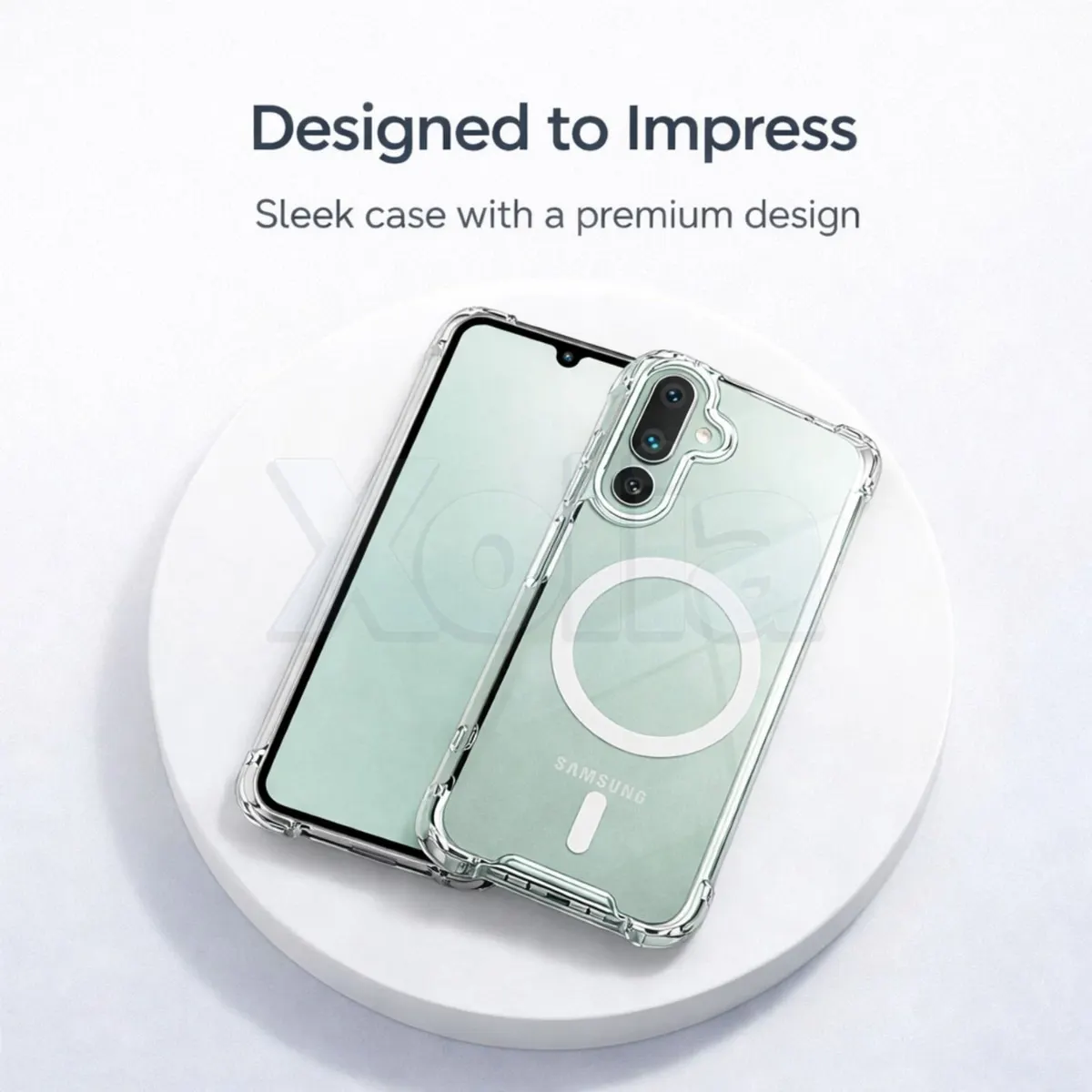 Xolia Back Cover for Samsung Galaxy F36 5G (Transparent, Shock Proof, Polycarbonate, Silicon, Pack of: 1) — image 5 of 5