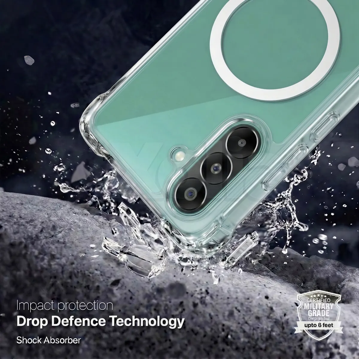 Xolia Back Cover for Samsung Galaxy F70 Pro 5G (Transparent, Shock Proof, Polycarbonate, Silicon, Pack of: 1) — image 2 of 4