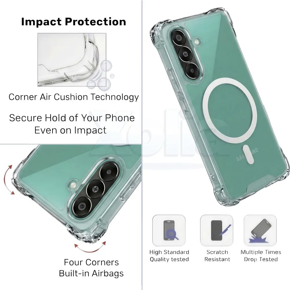 Xolia Back Cover for Samsung Galaxy F70 Pro 5G (Transparent, Shock Proof, Polycarbonate, Silicon, Pack of: 1) — image 3 of 4