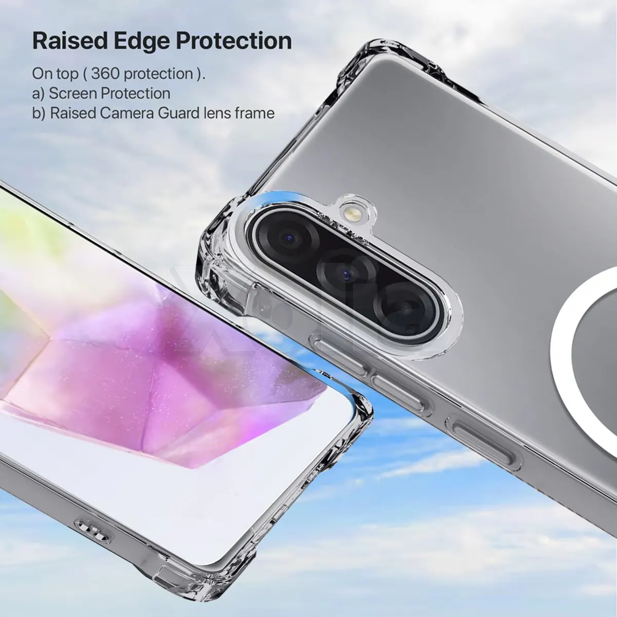Xolia Back Cover for Samsung Galaxy M17 5G (Transparent, Shock Proof, Polycarbonate, Silicon, Pack of: 1) — image 2 of 5