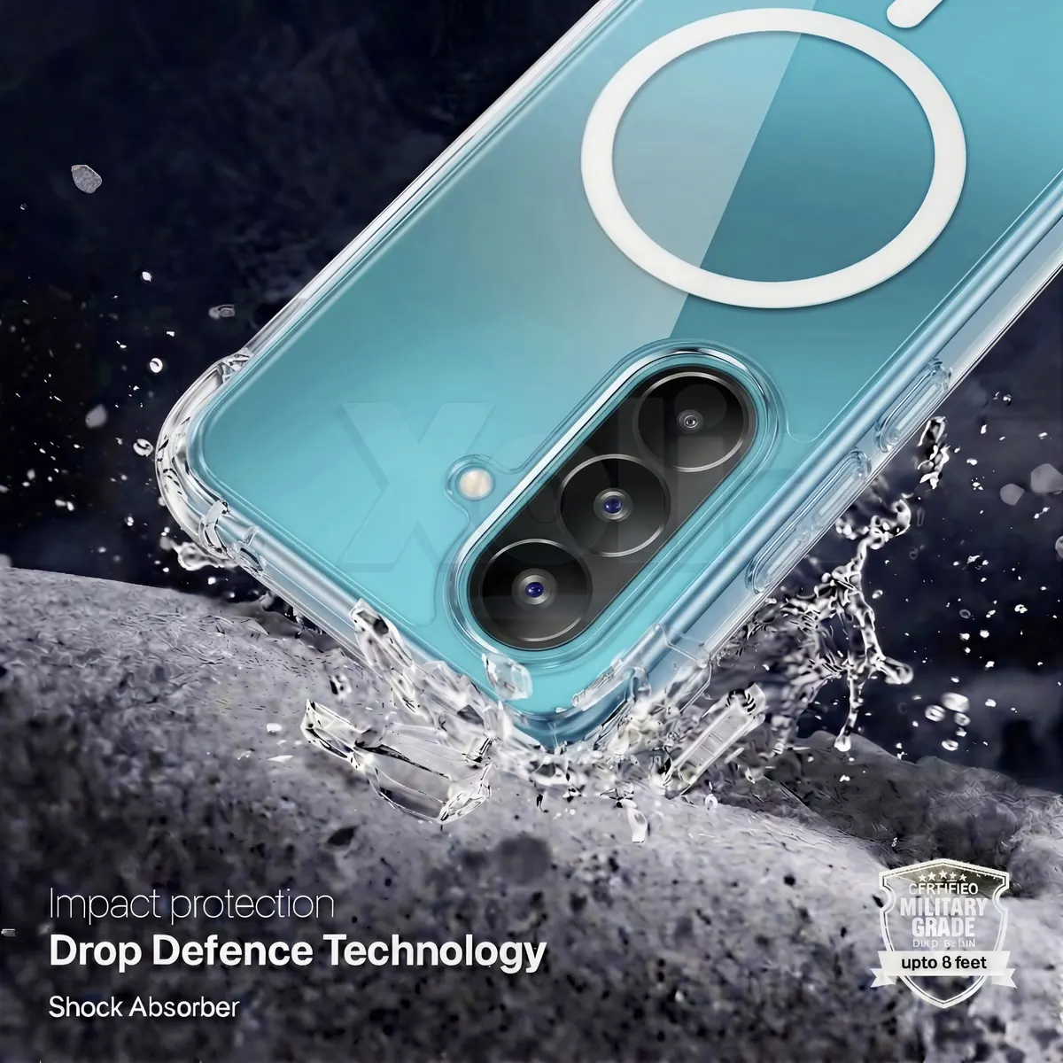 Xolia Back Cover for Samsung Galaxy M47 5G (Transparent, Shock Proof, Polycarbonate, Silicon, Pack of: 1) — image 3 of 5