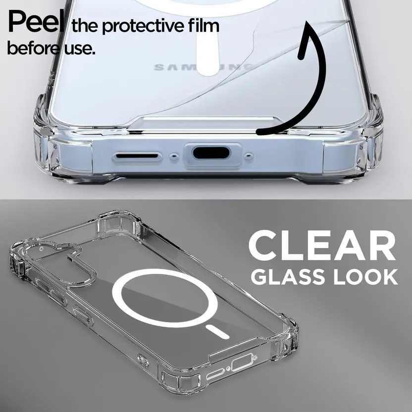 Xolia Back Cover for SAMSUNG Galaxy S24 FE 5G (Transparent, Shock Proof, Polycarbonate, Silicon, Pack of: 1) — image 4 of 5