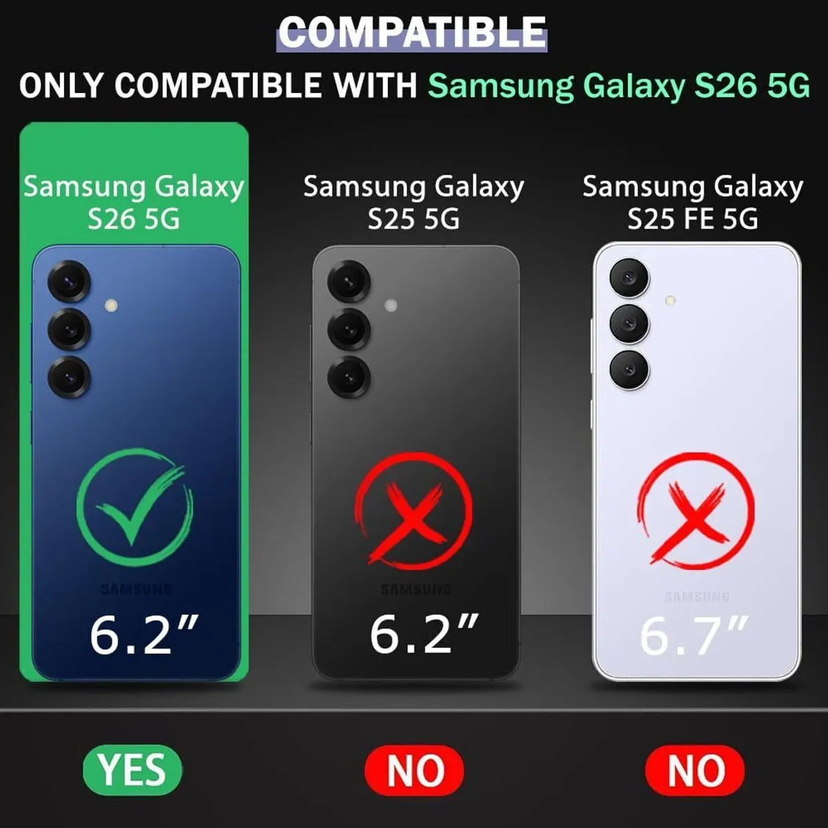 Xolia Back Cover for Samsung Galaxy S26 5G (Transparent, Shock Proof, Polycarbonate, Silicon, Pack of: 1) — image 2 of 5