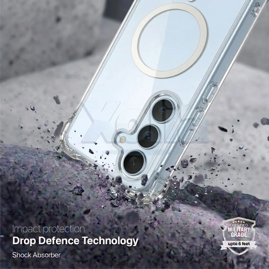 Xolia Back Cover for Samsung Galaxy S26 5G (Transparent, Shock Proof, Polycarbonate, Silicon, Pack of: 1) — image 3 of 5