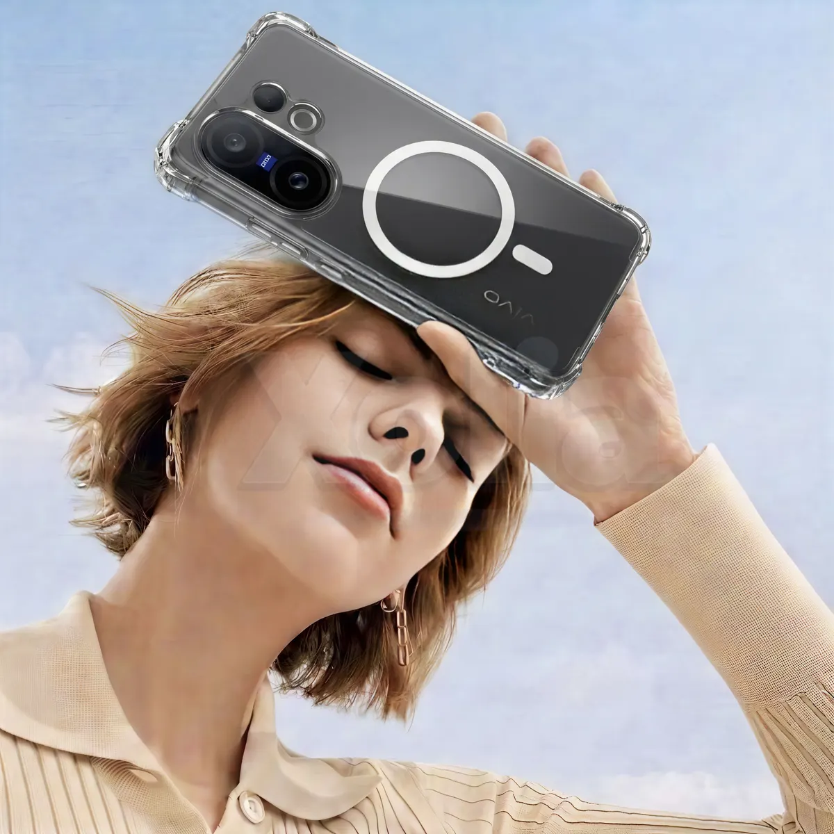 Xolia Back Cover for Vivo X200 FE 5G (Transparent, Shock Proof, Polycarbonate, Silicon, Pack of: 1) — image 5 of 5