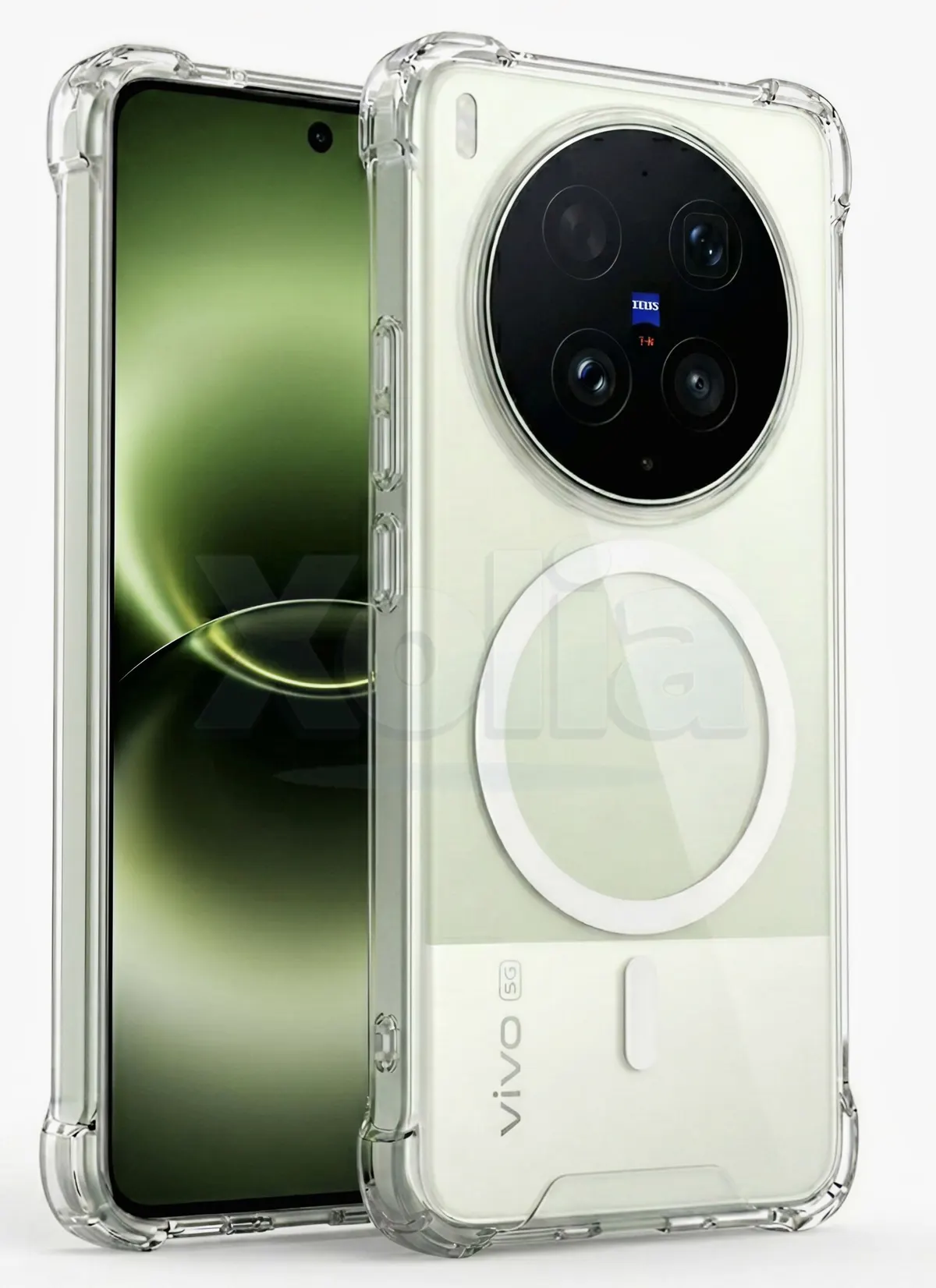Xolia Back Cover for Vivo X300 Ultra 5G (Transparent, Shock Proof, Polycarbonate, Silicon, Pack of: 1)