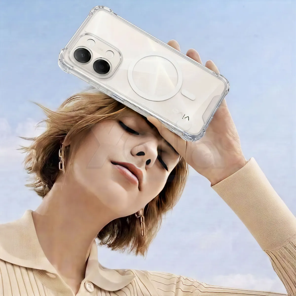 Xolia Back Cover for Vivo Y21 5G (Transparent, Shock Proof, Polycarbonate, Silicon, Pack of: 1) — image 4 of 4