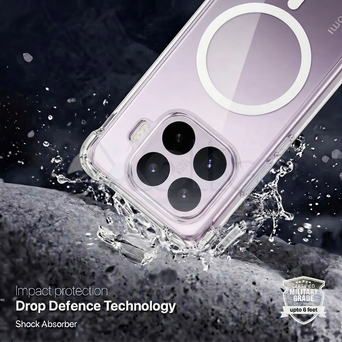 Xolia Back Cover for Xiaomi 17T 5G (Transparent, Shock Proof, Polycarbonate, Silicon, Pack of: 1) — image 2 of 4