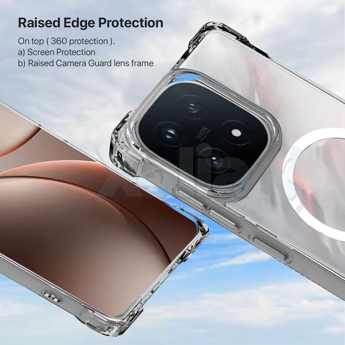 Xolia Back Cover for iQOO 15 5G (Transparent, Shock Proof, Polycarbonate, Silicon, Pack of: 1) — image 2 of 5