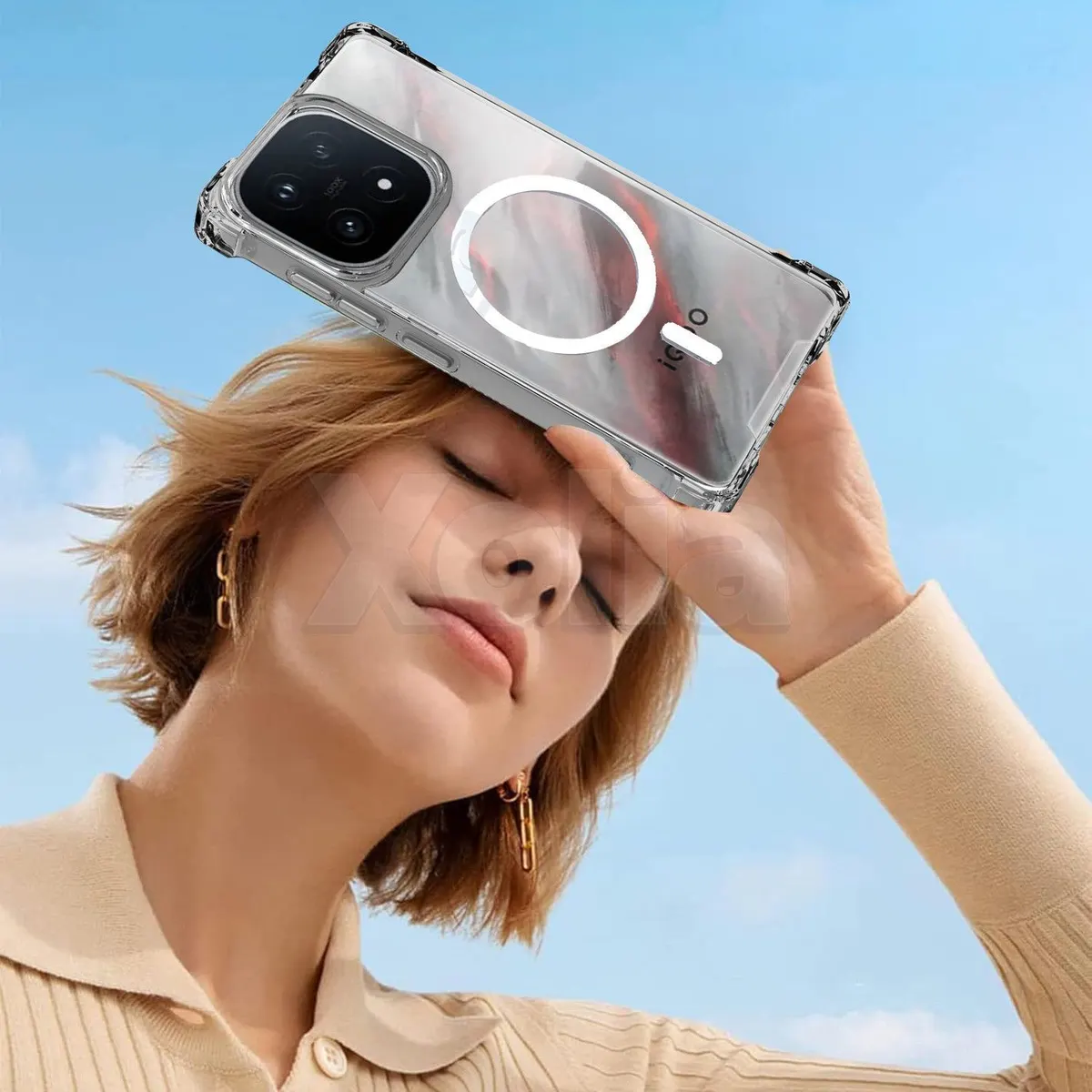 Xolia Back Cover for iQOO 15 5G (Transparent, Shock Proof, Polycarbonate, Silicon, Pack of: 1) — image 5 of 5