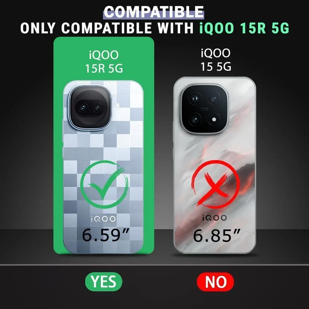 Xolia Back Cover for iQOO 15r 5G (Transparent, Shock Proof, Polycarbonate, Silicon, Pack of: 1) — image 2 of 5