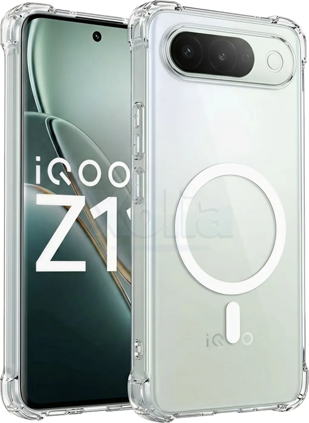Xolia Back Cover for iQOO Z11 5G (Transparent, Shock Proof, Polycarbonate, Silicon, Pack of: 1)