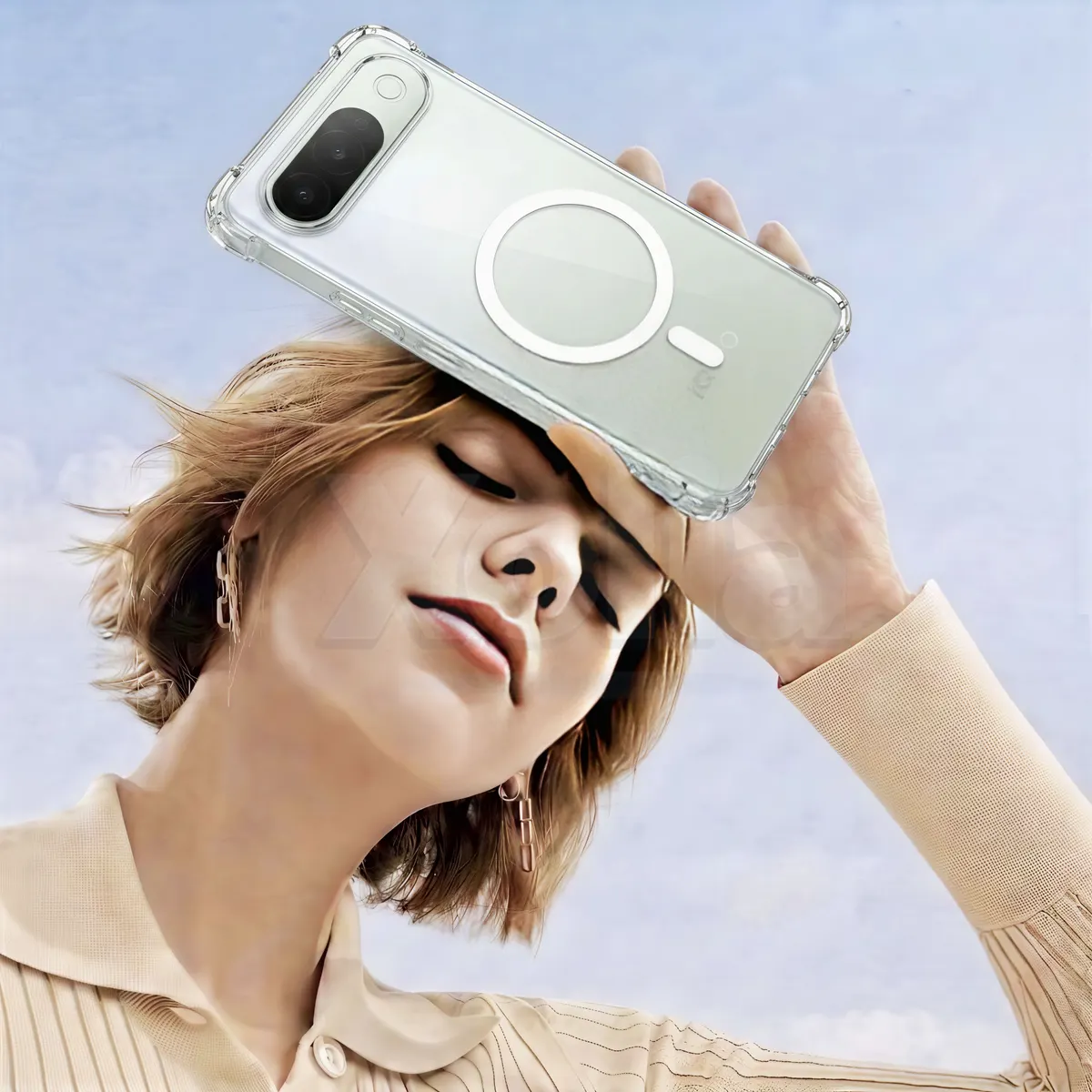 Xolia Back Cover for iQOO Z11 5G (Transparent, Shock Proof, Polycarbonate, Silicon, Pack of: 1) — image 4 of 4