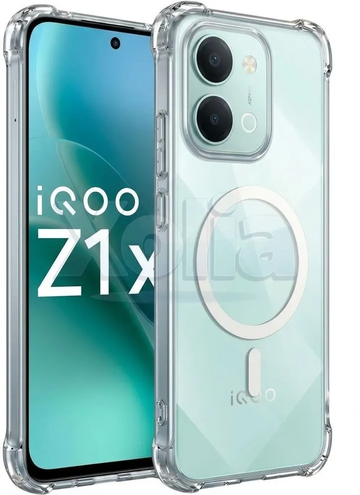 Xolia Back Cover for iQOO Z11x 5G (Transparent, Shock Proof, Polycarbonate, Silicon, Pack of: 1)