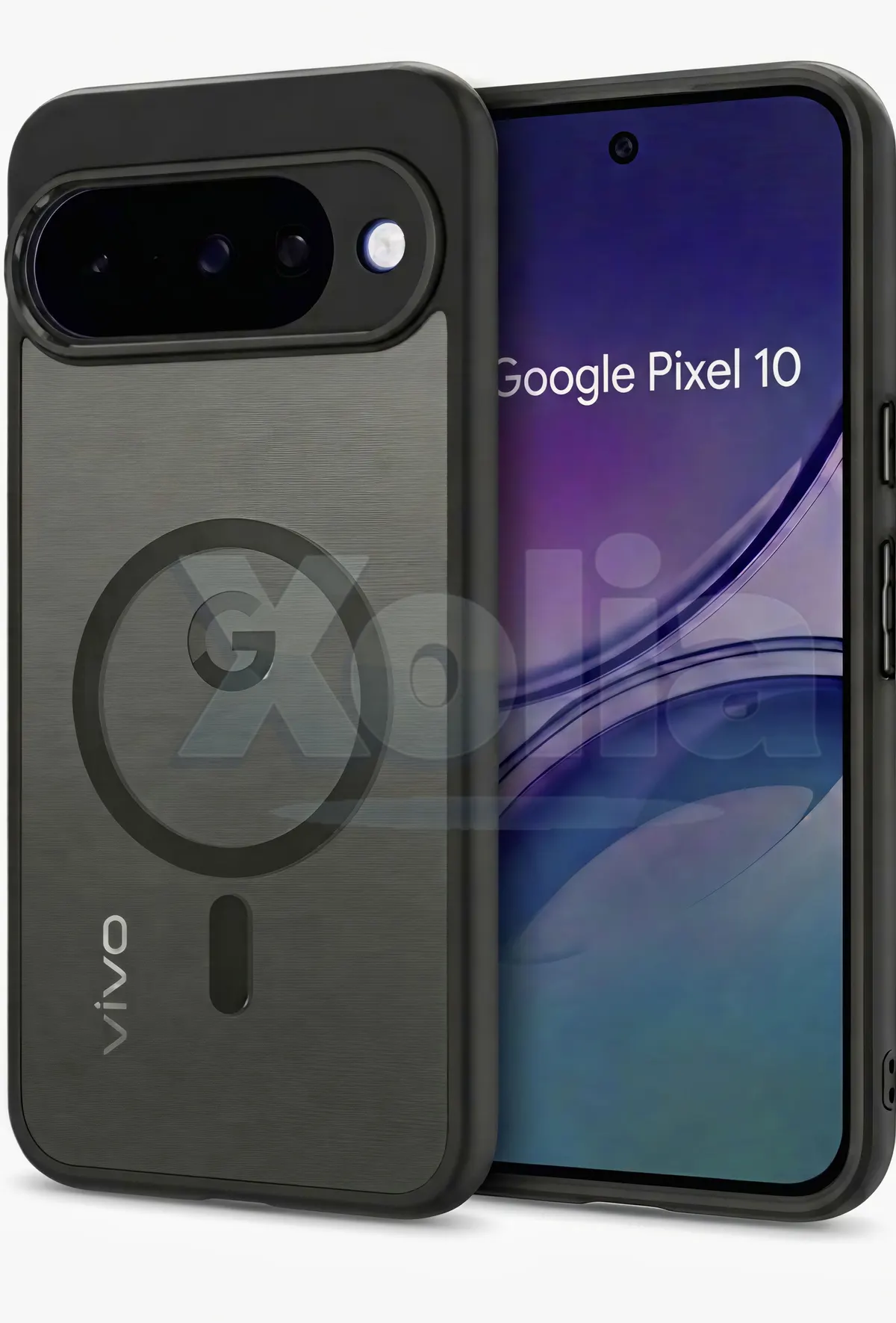 Xolia Back Cover for Google Pixel 10 (Black, Shock Proof, Polycarbonate, Silicon, Pack of: 1)