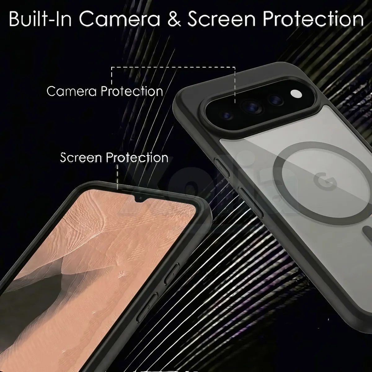 Xolia Back Cover for Google Pixel 11 Pro XL (Black, Shock Proof, Polycarbonate, Silicon, Pack of: 1) — image 3 of 4