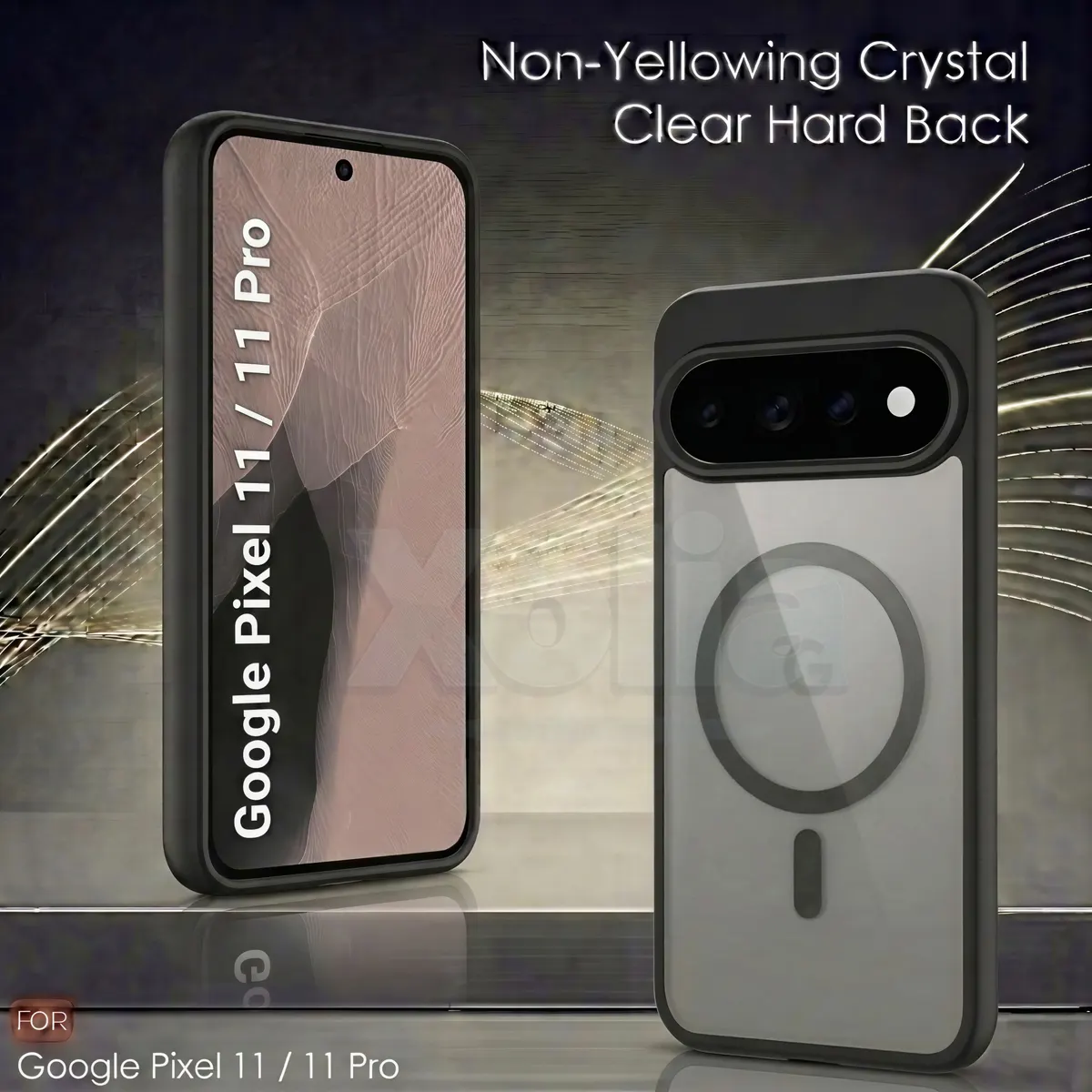 Xolia Back Cover for Google Pixel 11 Pro (Black, Shock Proof, Polycarbonate, Silicon, Pack of: 1) — image 3 of 5