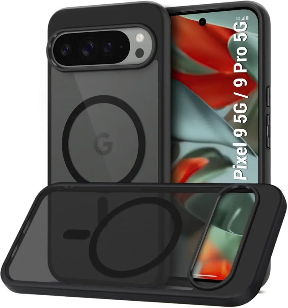 Xolia Back Cover for Google Pixel 9 (Black, Shock Proof, Polycarbonate, Silicon, Pack of: 1)