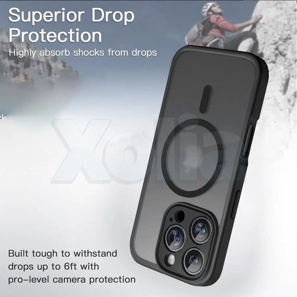 Xolia Back Cover for Apple iPhone 16 Pro Max (Black, Shock Proof, Polycarbonate, Silicon, Pack of: 1) — image 3 of 5