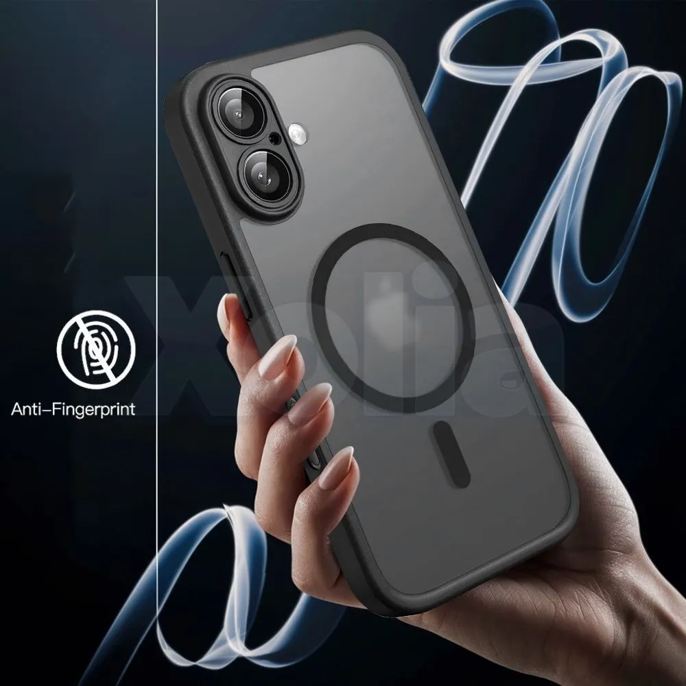 Xolia Back Cover for Apple iPhone 16 (Black, Shock Proof, Polycarbonate, Silicon, Pack of: 1) — image 2 of 5