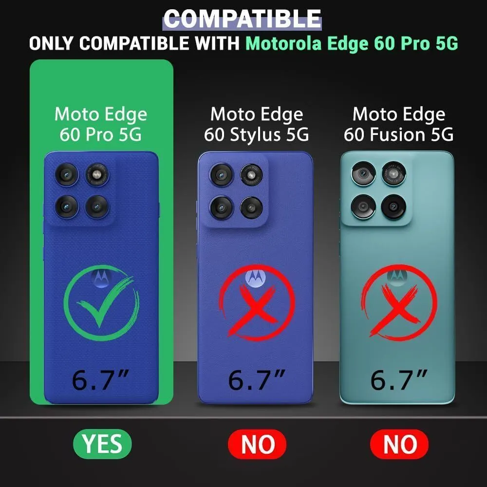 Xolia Back Cover for Motorola Edge 60 Pro 5G (Black, Shock Proof, Polycarbonate, Silicon, Pack of: 1) — image 2 of 5
