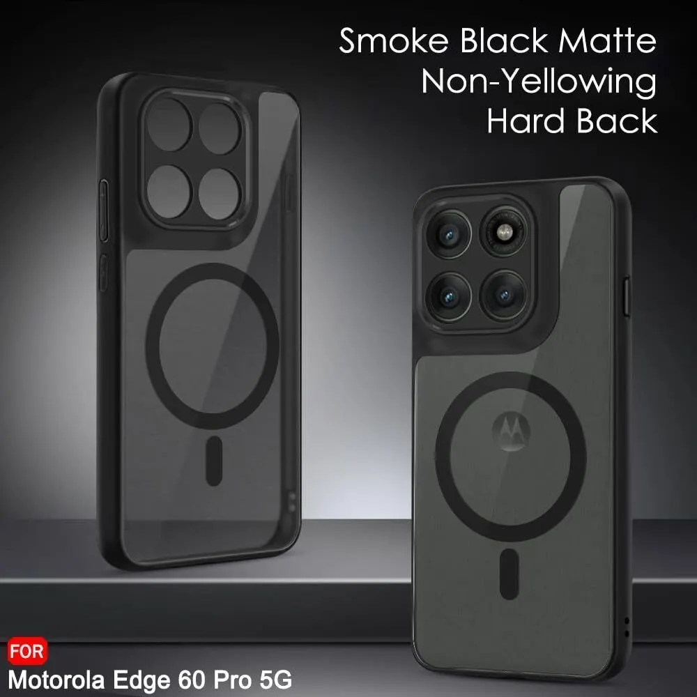 Xolia Back Cover for Motorola Edge 60 Pro 5G (Black, Shock Proof, Polycarbonate, Silicon, Pack of: 1) — image 3 of 5