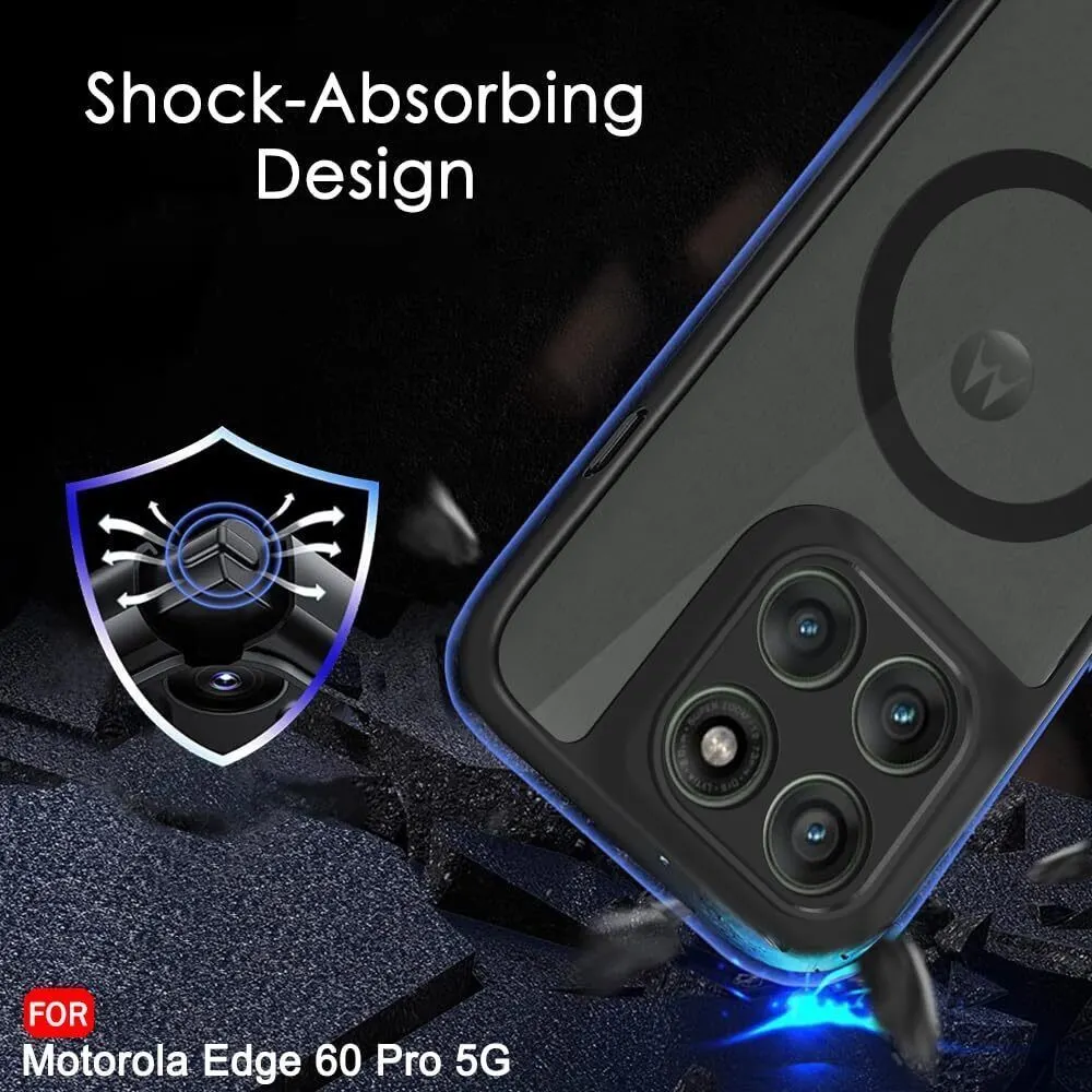 Xolia Back Cover for Motorola Edge 60 Pro 5G (Black, Shock Proof, Polycarbonate, Silicon, Pack of: 1) — image 5 of 5