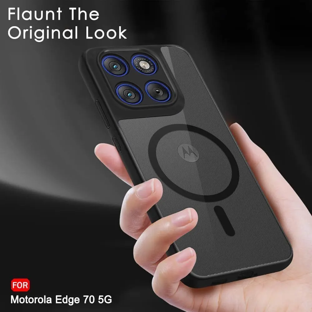 Xolia Back Cover for Motorola Edge 70 5G (Black, Shock Proof, Polycarbonate, Silicon, Pack of: 1) — image 5 of 5