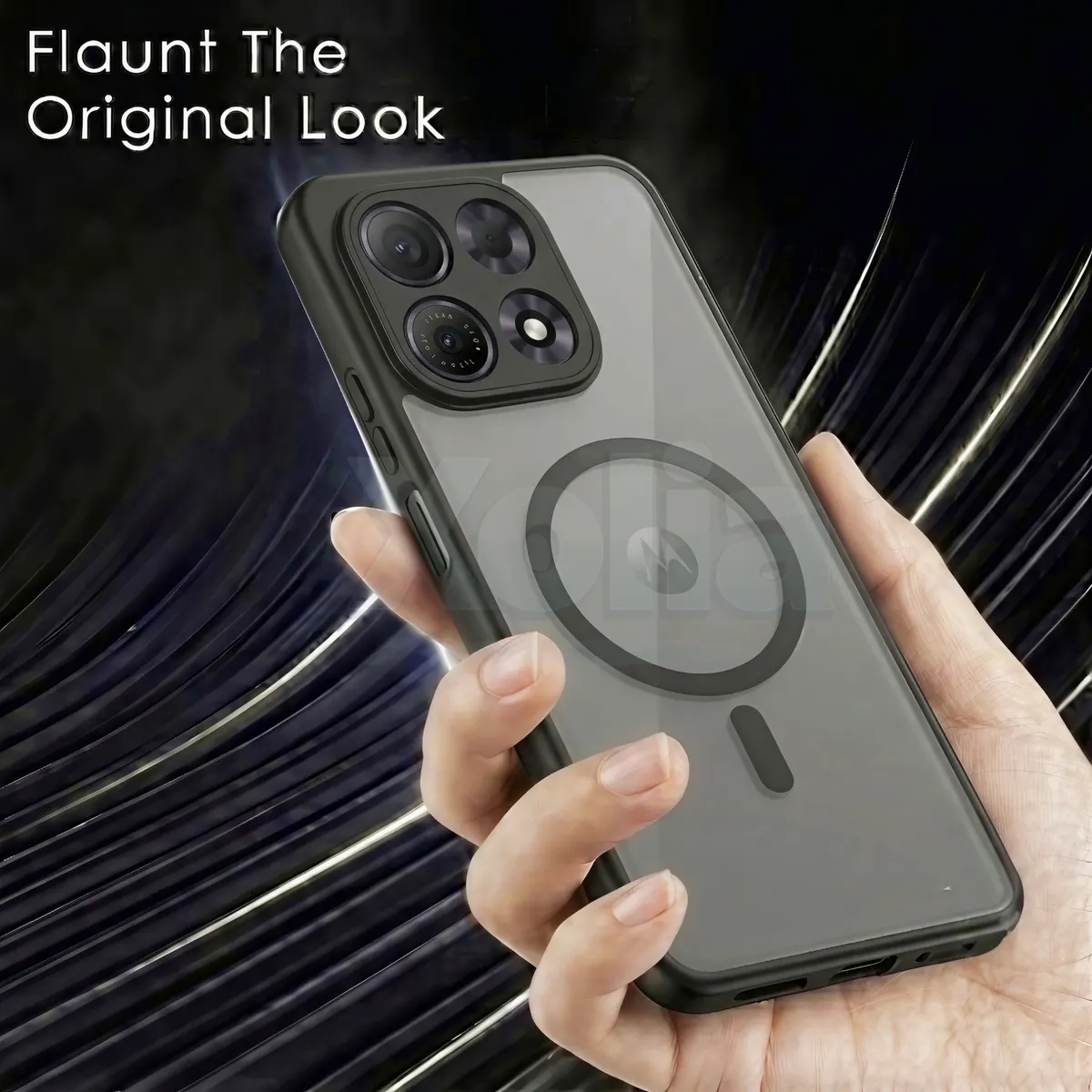 Xolia Back Cover for MOTOROLA Edge 70 Max (Black, Shock Proof, Polycarbonate, Silicon, Pack of: 1) — image 5 of 5
