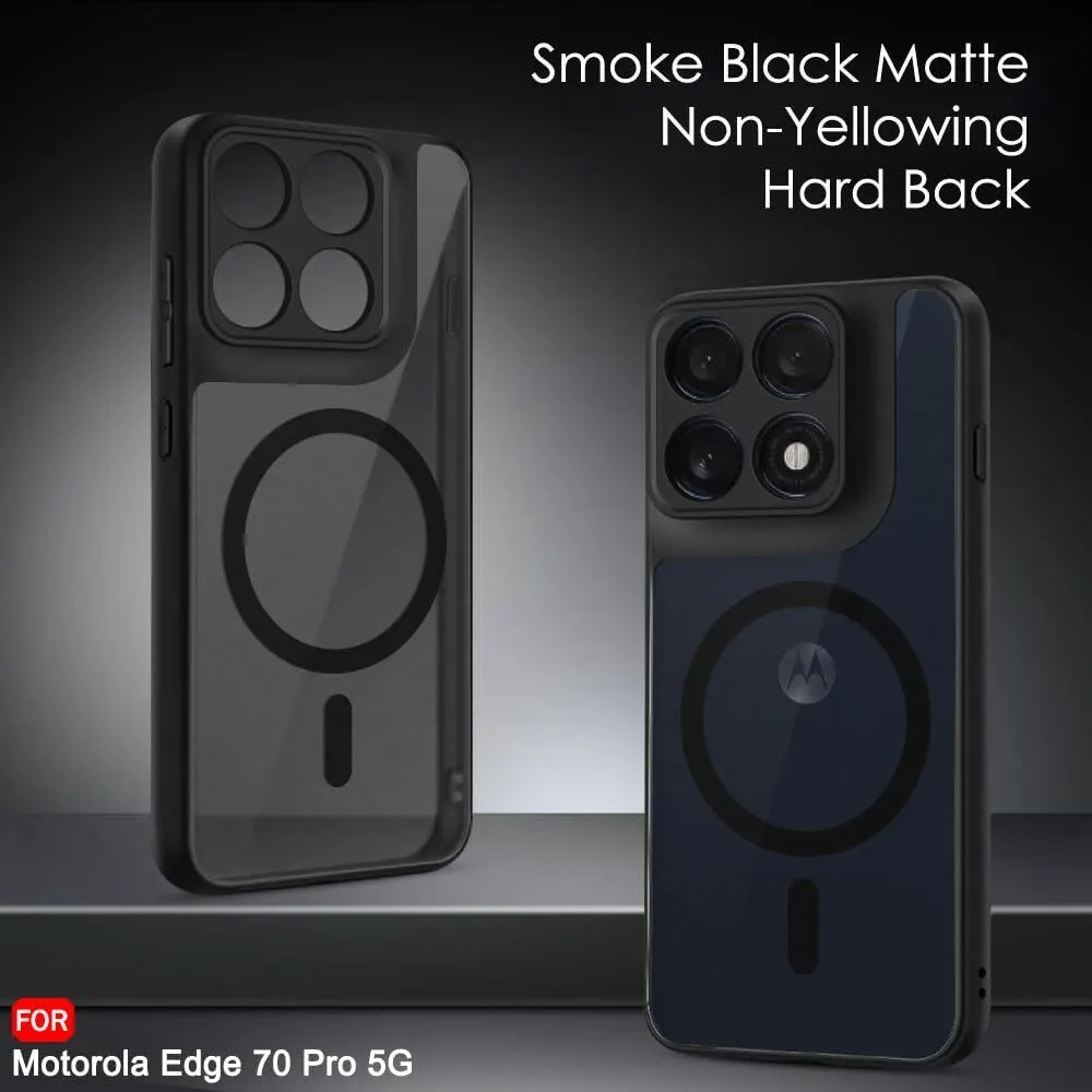 Xolia Back Cover for Motorola Edge 70 Pro Plus 5G (Black, Shock Proof, Polycarbonate, Silicon, Pack of: 1) — image 3 of 5