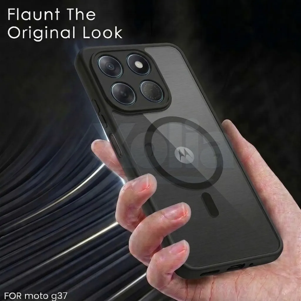 Xolia Back Cover for Motorola G37 5G (Black, Shock Proof, Polycarbonate, Silicon, Pack of: 1) — image 5 of 5