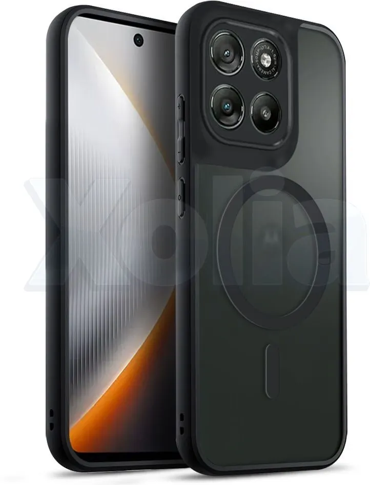 Xolia Back Cover for Motorola Moto G67 Power 5G (Black, Shock Proof, Polycarbonate, Silicon, Pack of: 1)