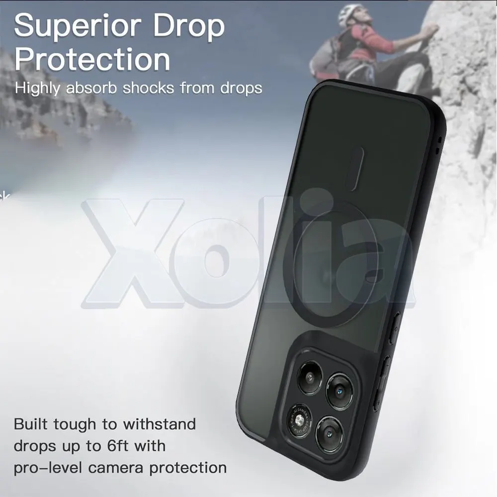 Xolia Back Cover for Motorola Moto G67 Power 5G (Black, Shock Proof, Polycarbonate, Silicon, Pack of: 1) — image 3 of 5