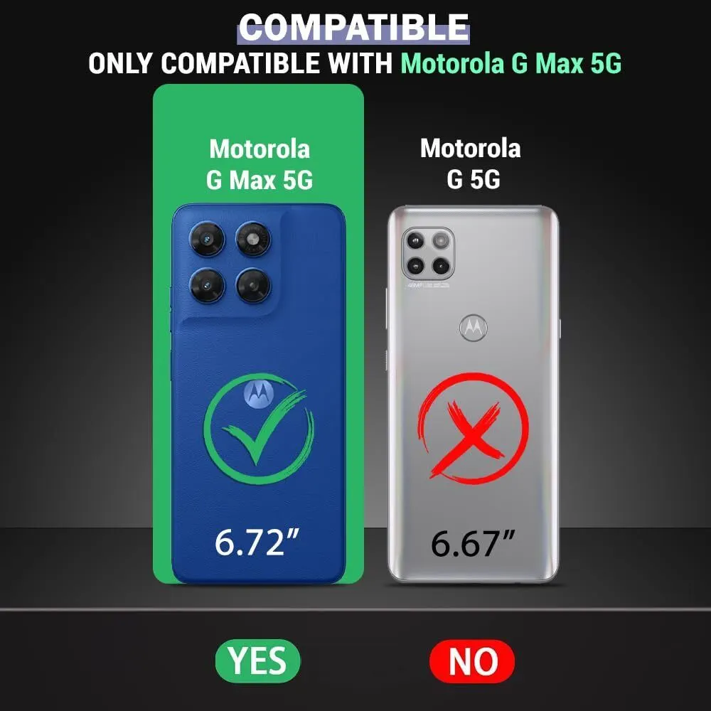 Xolia Back Cover for Motorola Moto G Max 5G (Black, Shock Proof, Polycarbonate, Silicon, Pack of: 1) — image 2 of 5