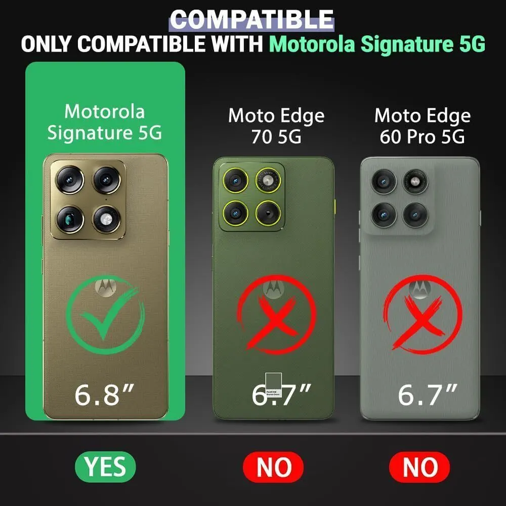 Xolia Back Cover for Motorola Signature 5G (Black, Shock Proof, Polycarbonate, Silicon, Pack of: 1) — image 2 of 5
