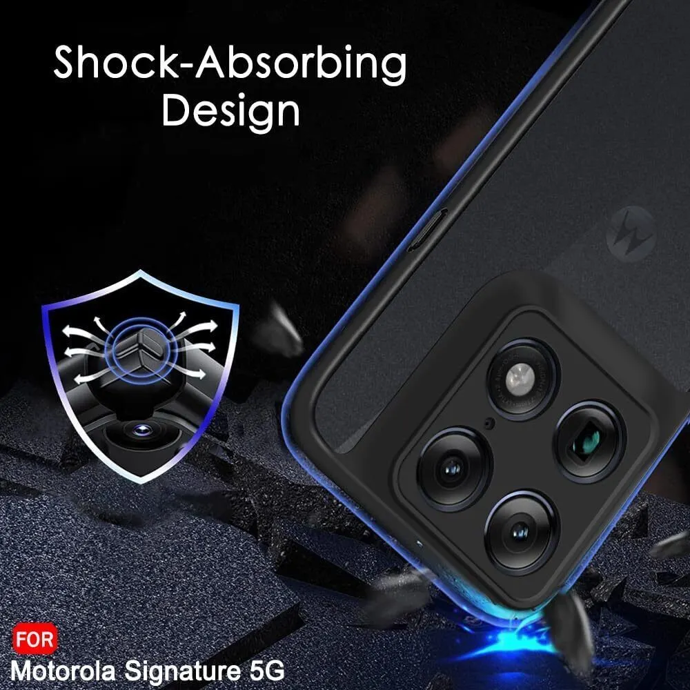 Xolia Back Cover for Motorola Signature 5G (Black, Shock Proof, Polycarbonate, Silicon, Pack of: 1) — image 5 of 5