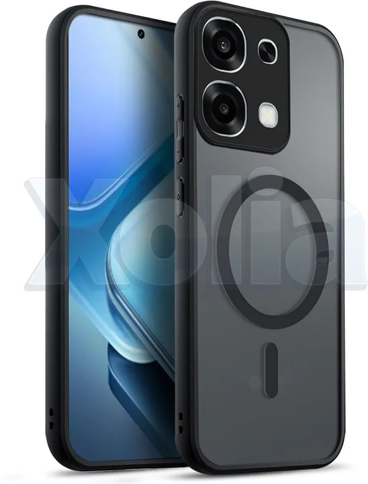 Xolia Back Cover for OPPO F31 5G (Black, Shock Proof, Polycarbonate, Silicon, Pack of: 1)