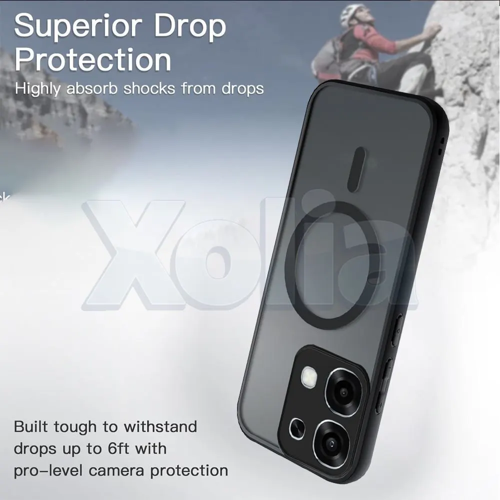 Xolia Back Cover for OPPO F31 5G (Black, Shock Proof, Polycarbonate, Silicon, Pack of: 1) — image 3 of 5