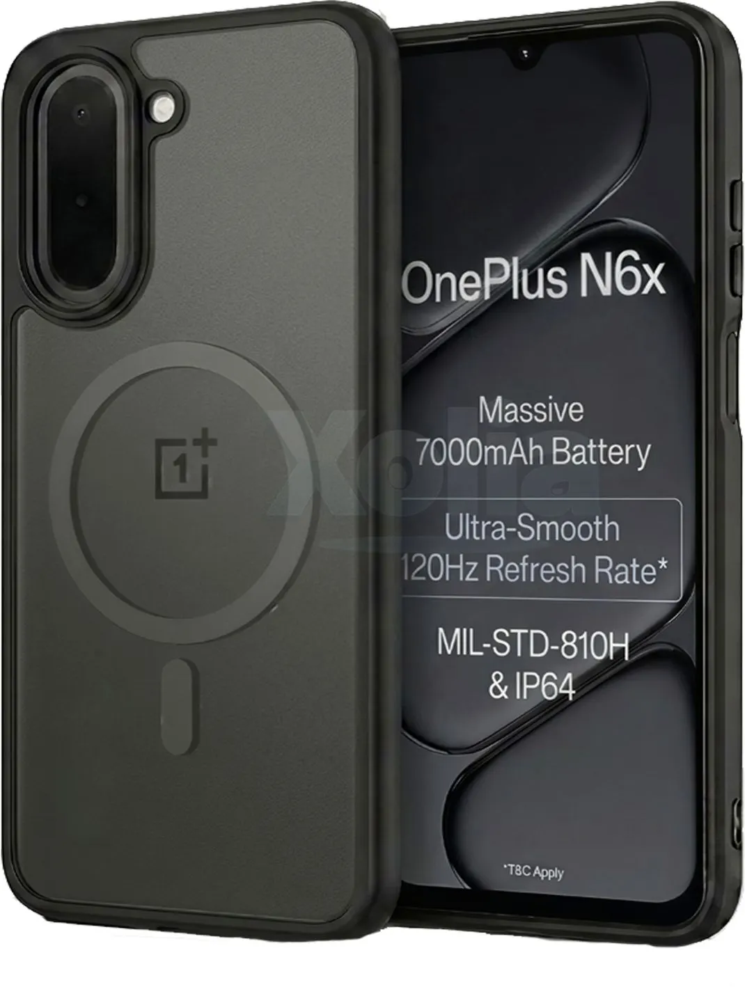 Xolia Back Cover for OnePlus N6X 5G (Black, Shock Proof, Polycarbonate, Silicon, Pack of: 1)