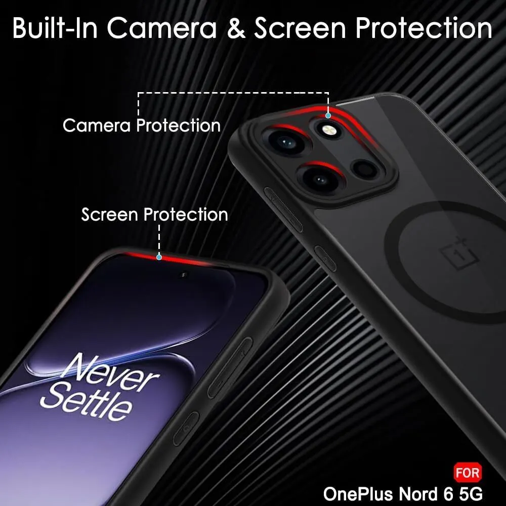 Xolia Back Cover for OnePlus Nord 6 5G (Black, Shock Proof, Polycarbonate, Silicon, Pack of: 1) — image 4 of 5