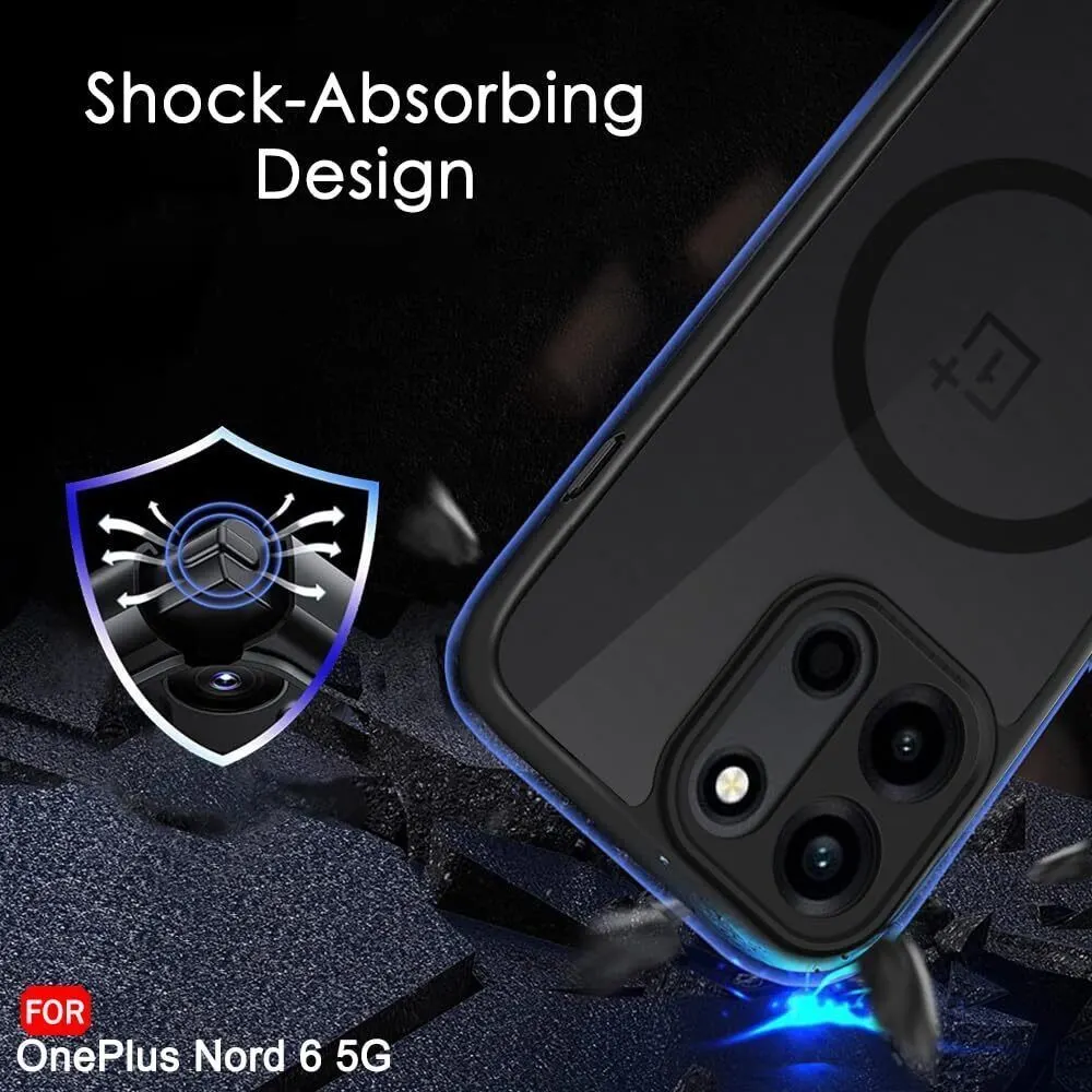 Xolia Back Cover for OnePlus Nord 6 5G (Black, Shock Proof, Polycarbonate, Silicon, Pack of: 1) — image 5 of 5