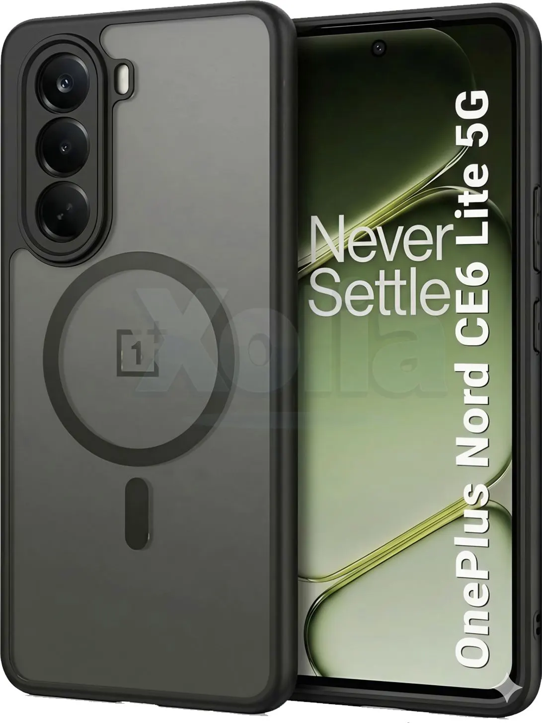Xolia Back Cover for OnePlus Nord CE 6 Lite 5G (Black, Shock Proof, Polycarbonate, Silicon, Pack of: 1)