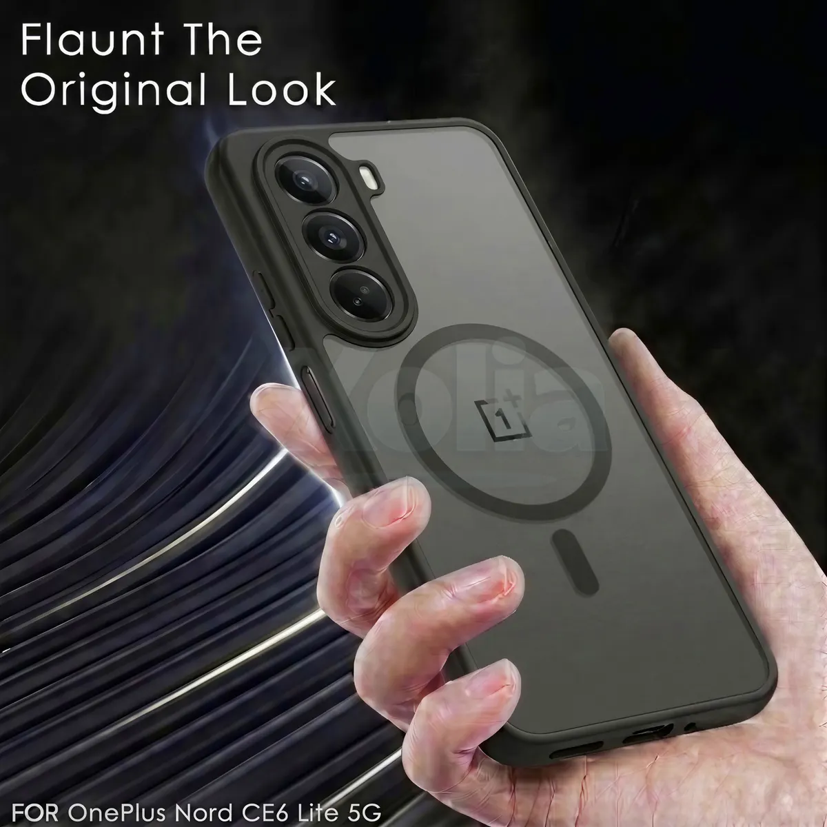 Xolia Back Cover for OnePlus Nord CE 6 Lite 5G (Black, Shock Proof, Polycarbonate, Silicon, Pack of: 1) — image 5 of 5