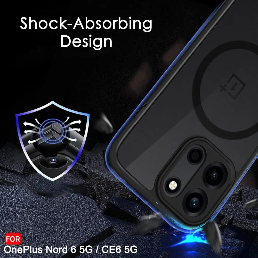 Xolia Back Cover for OnePlus Nord Ce 6 5G (Black, Shock Proof, Polycarbonate, Silicon, Pack of: 1) — image 4 of 5