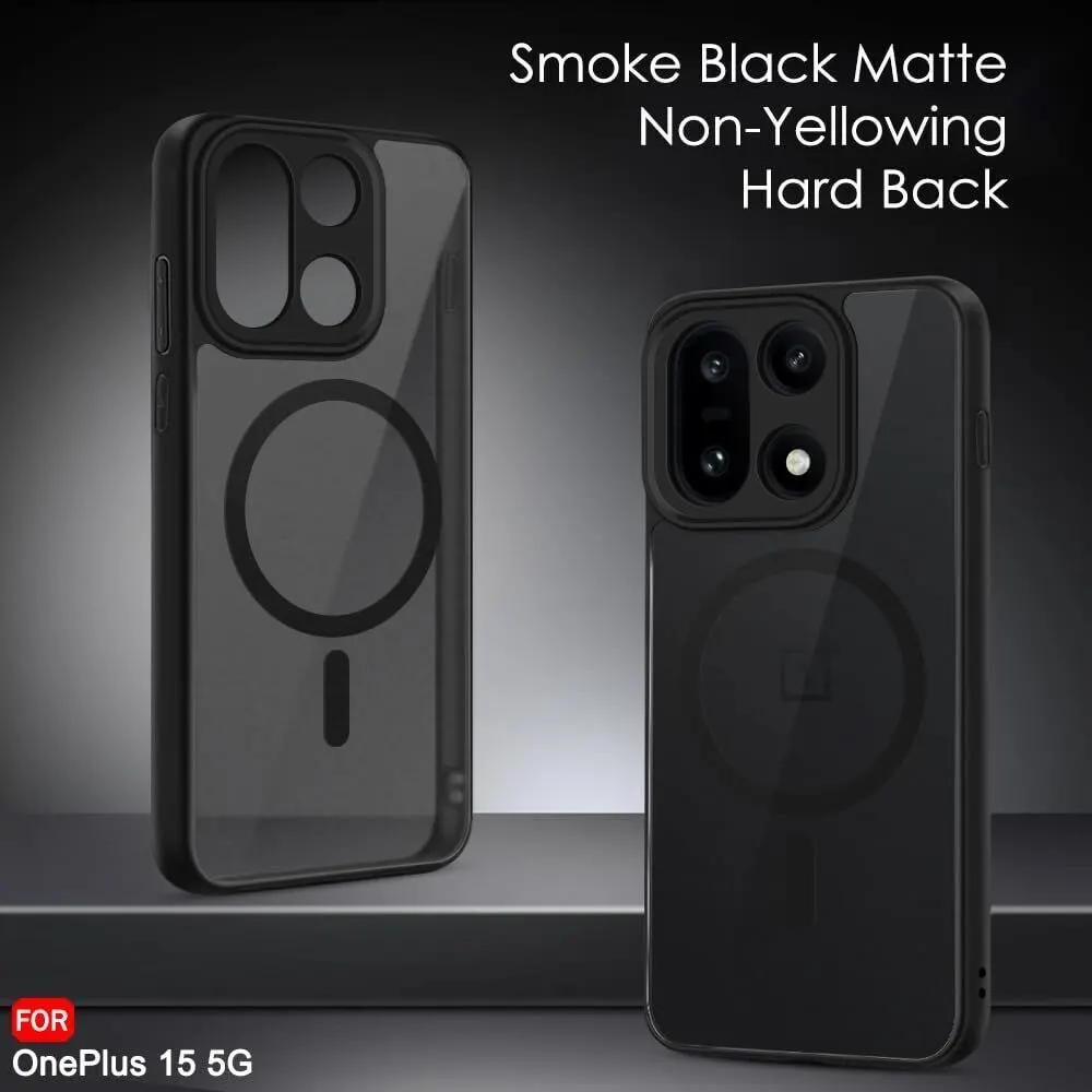 Xolia Back Cover for OnePlus 15 5G (Black, Shock Proof, Polycarbonate, Silicon, Pack of: 1) — image 3 of 5