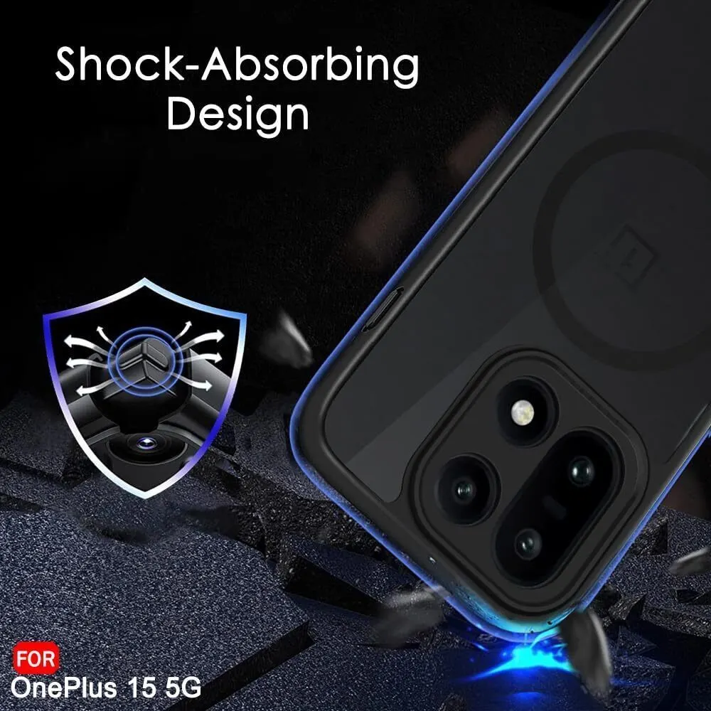 Xolia Back Cover for OnePlus 15 5G (Black, Shock Proof, Polycarbonate, Silicon, Pack of: 1) — image 5 of 5
