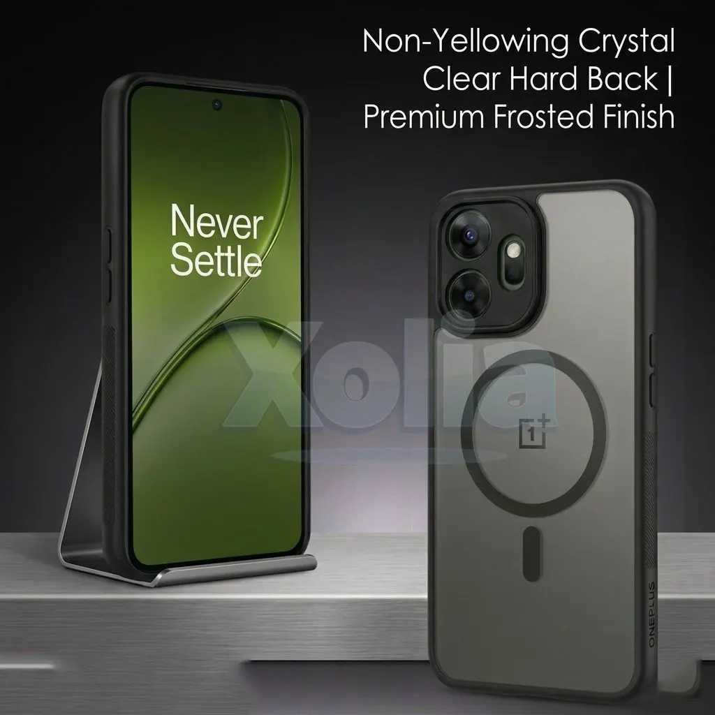 Xolia Back Cover for OnePlus 15T 5G (Black, Shock Proof, Polycarbonate, Silicon, Pack of: 1) — image 2 of 4