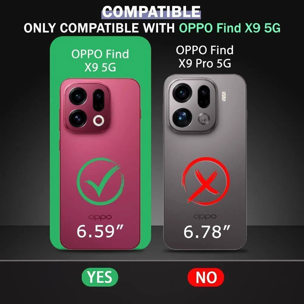 Xolia Back Cover for OPPO Find X9 5G (Black, Shock Proof, Polycarbonate, Silicon, Pack of: 1) — image 2 of 5